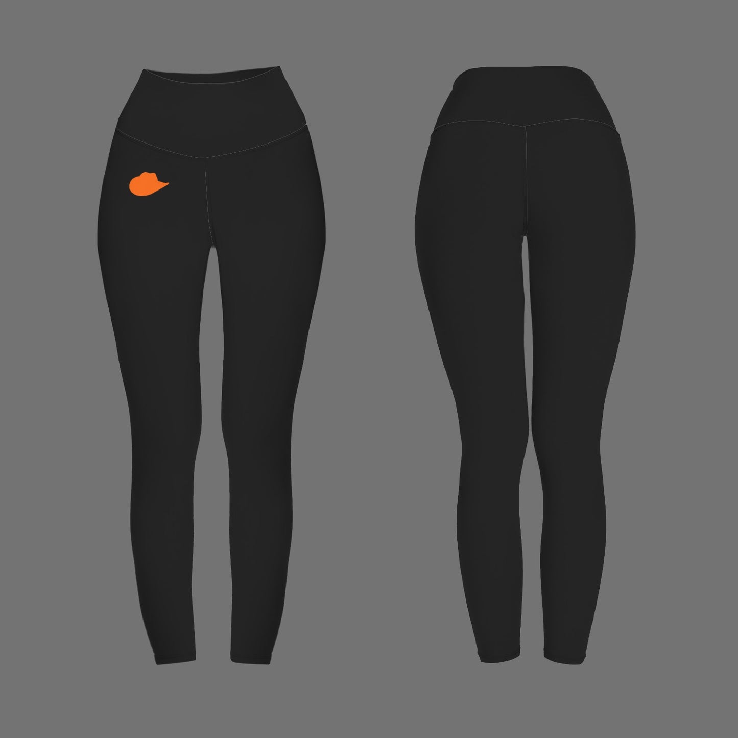 Black Cowgirl Active Leggings