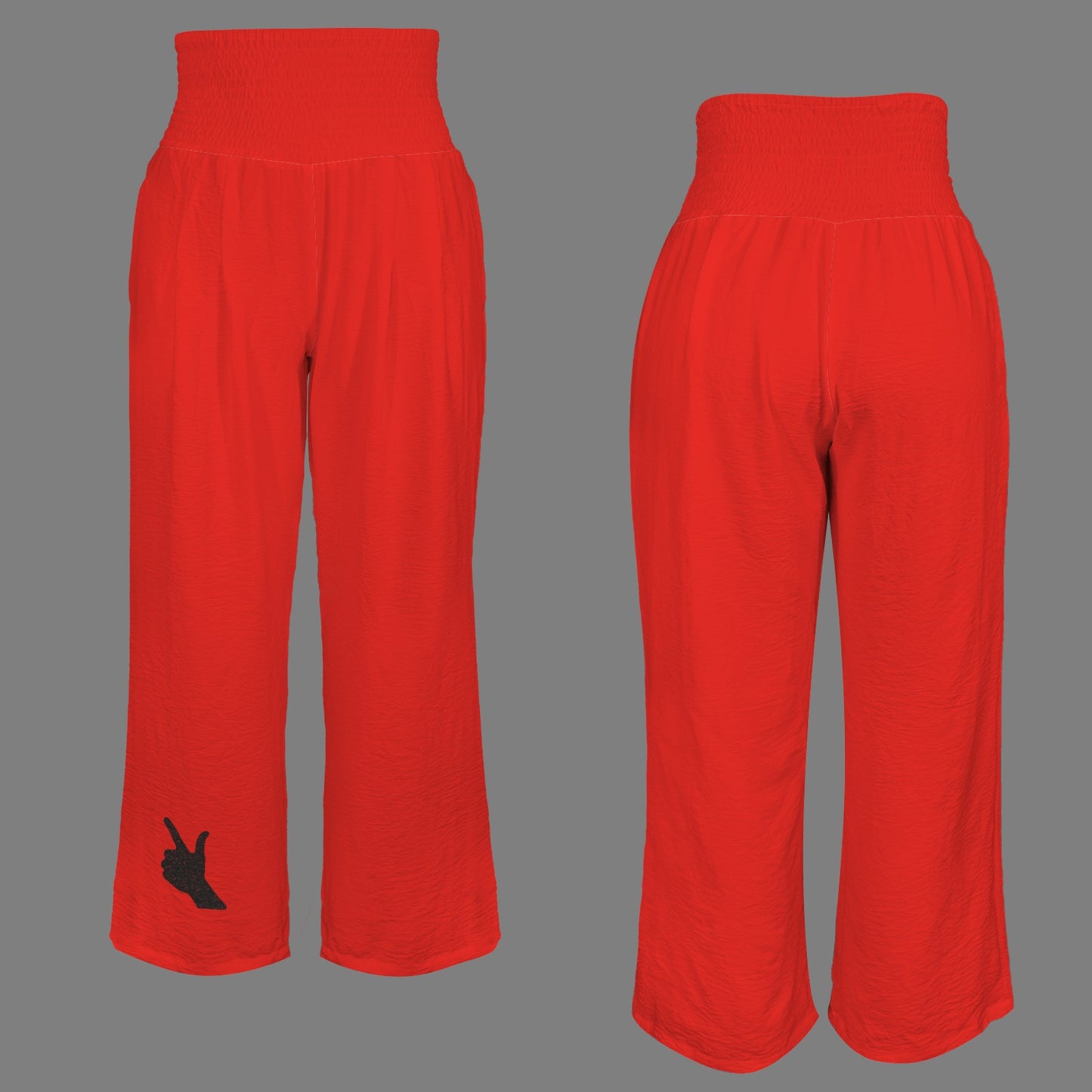 Glitter Guns Up Pants, Scarlet