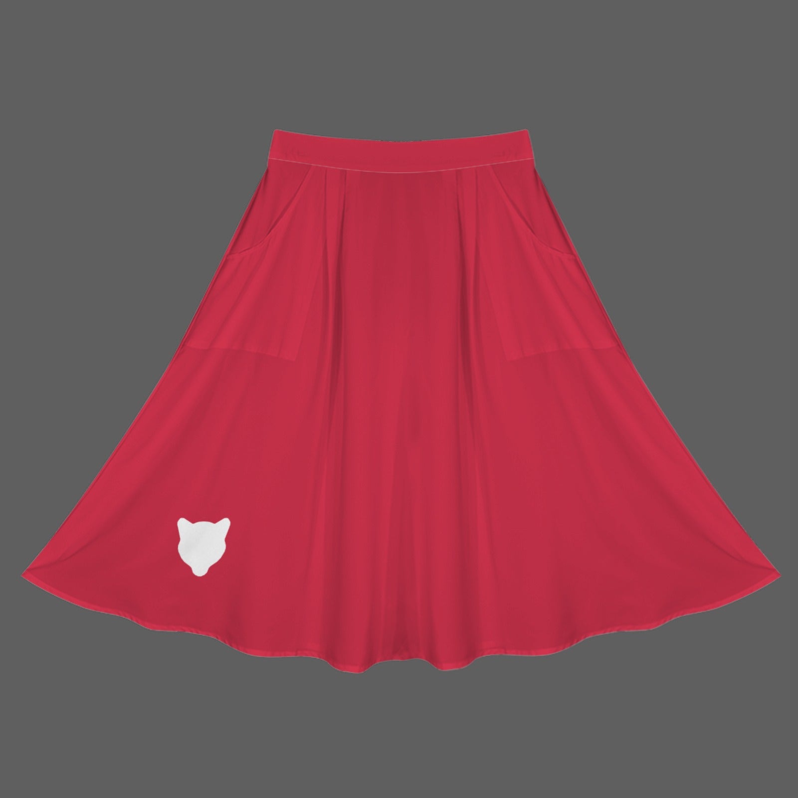 Cougar Maxi Skirt, Red