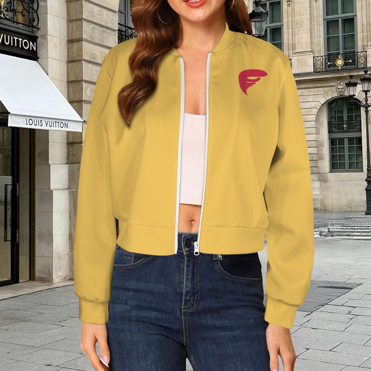 Gold Cyclone Bomber Jacket