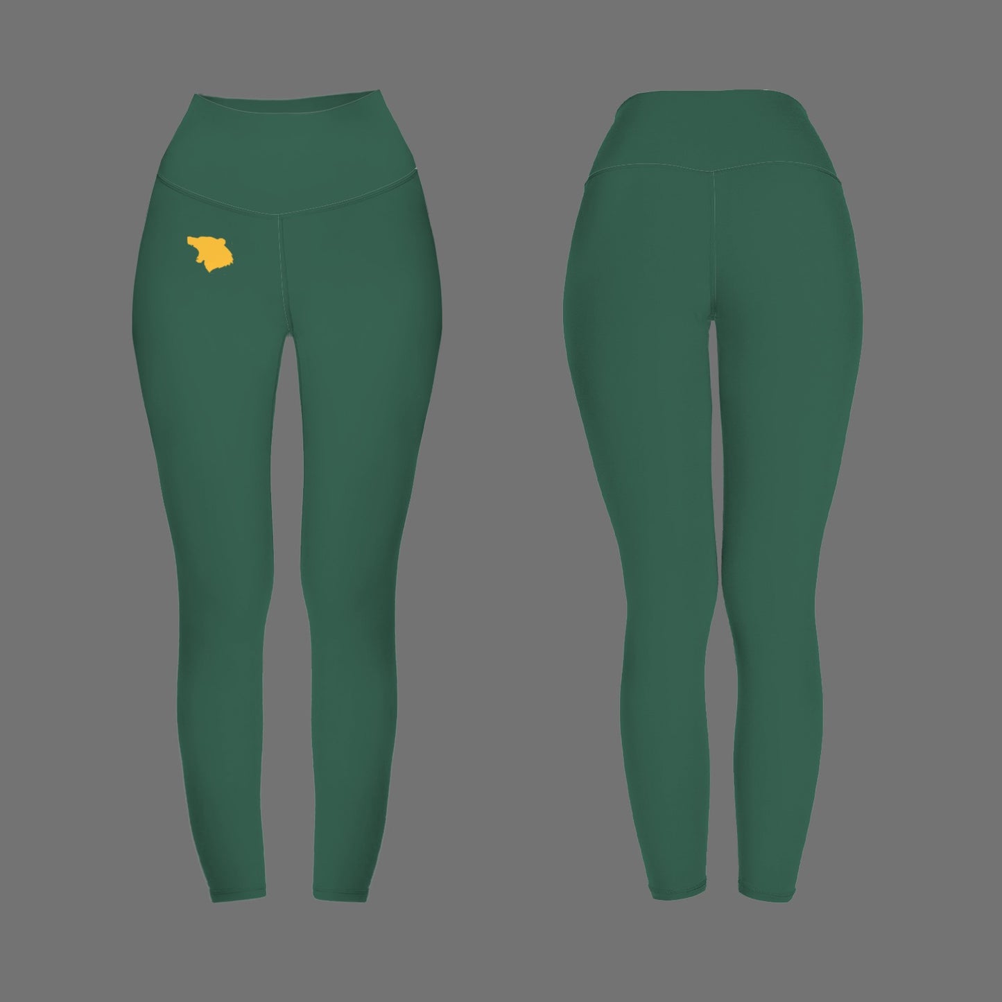 Green Bear Active Leggings