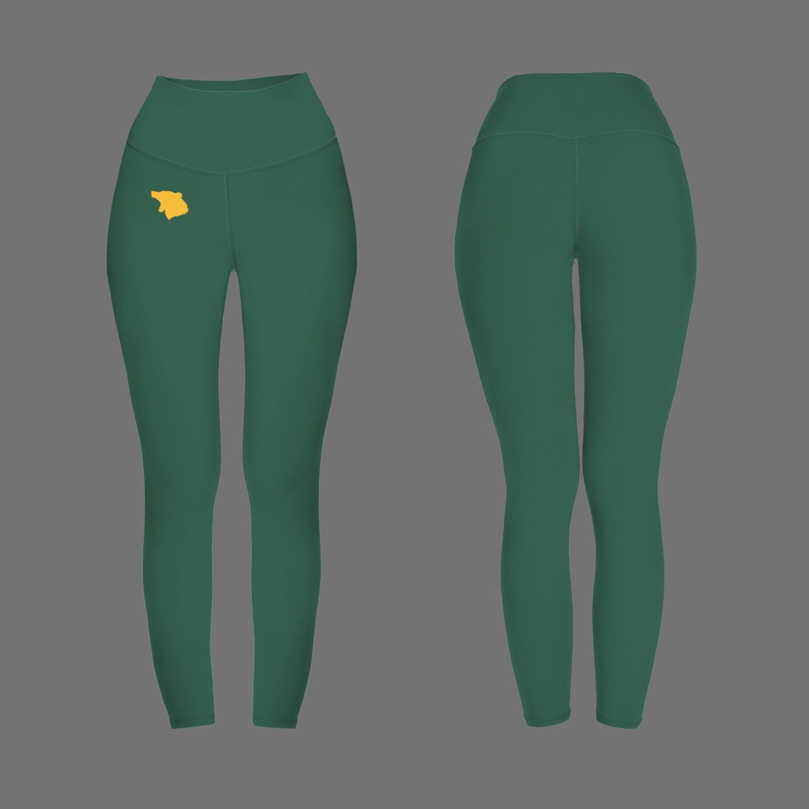 Green Bear Active Leggings