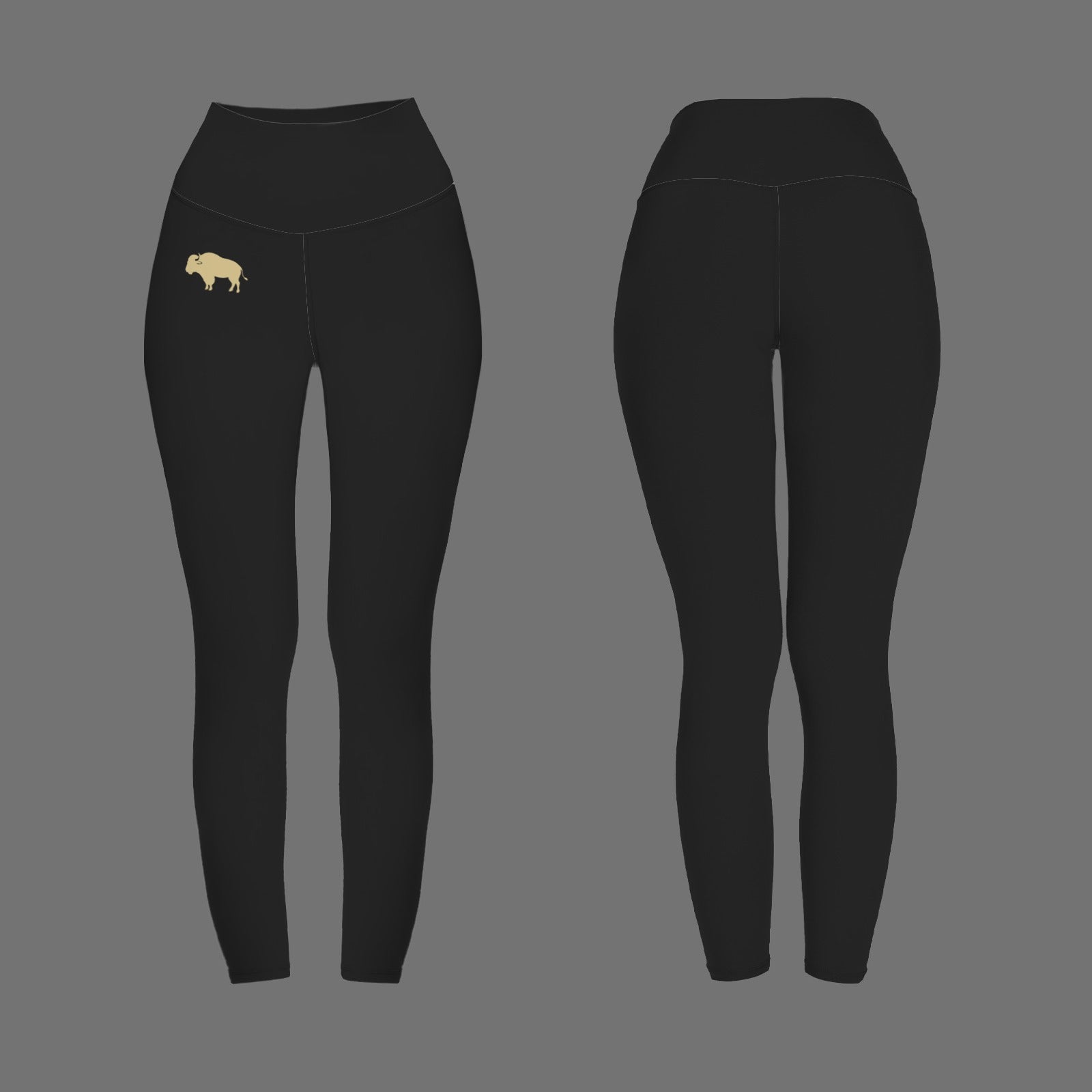 Black Buffalo Active Leggings