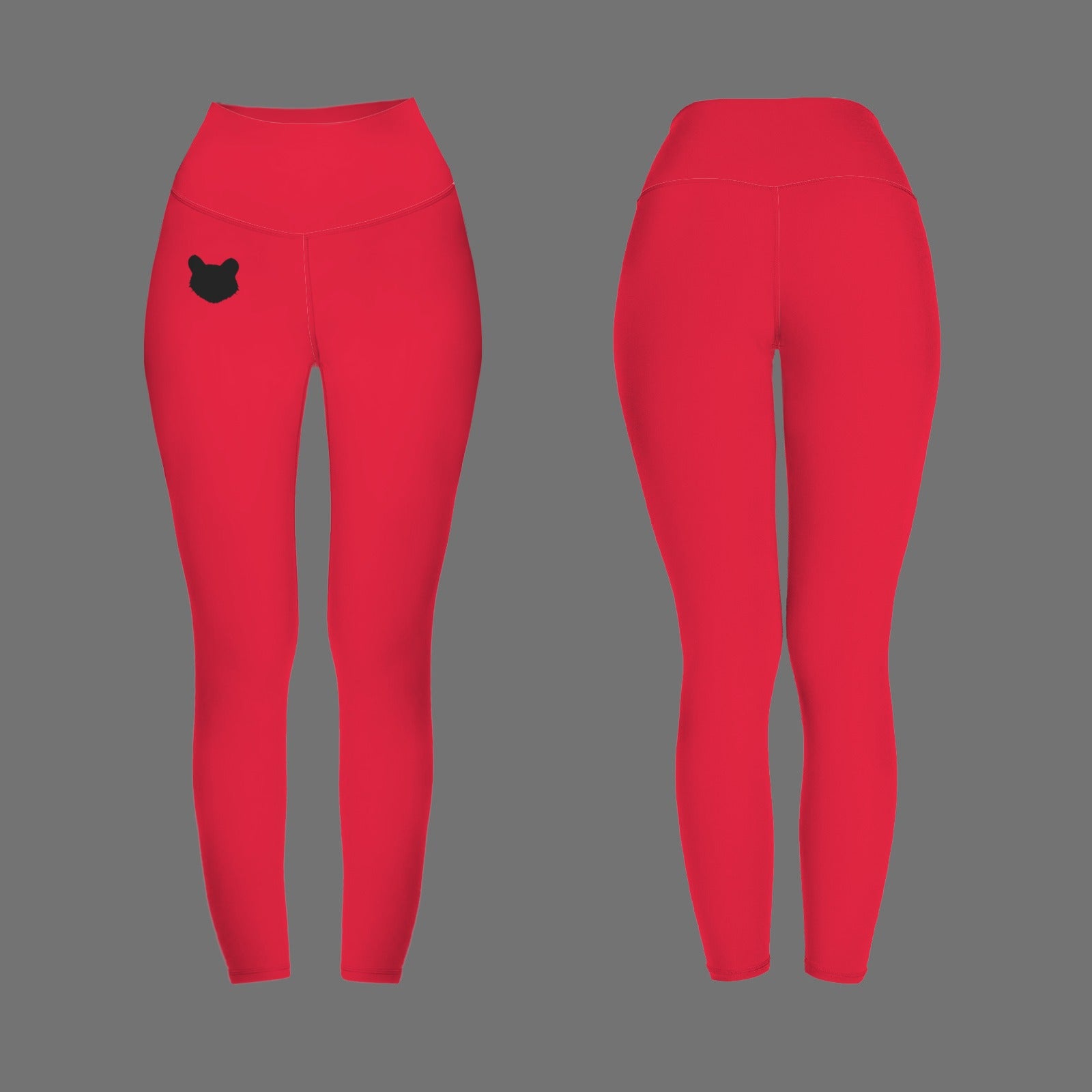 Red Bearcat Active Leggings