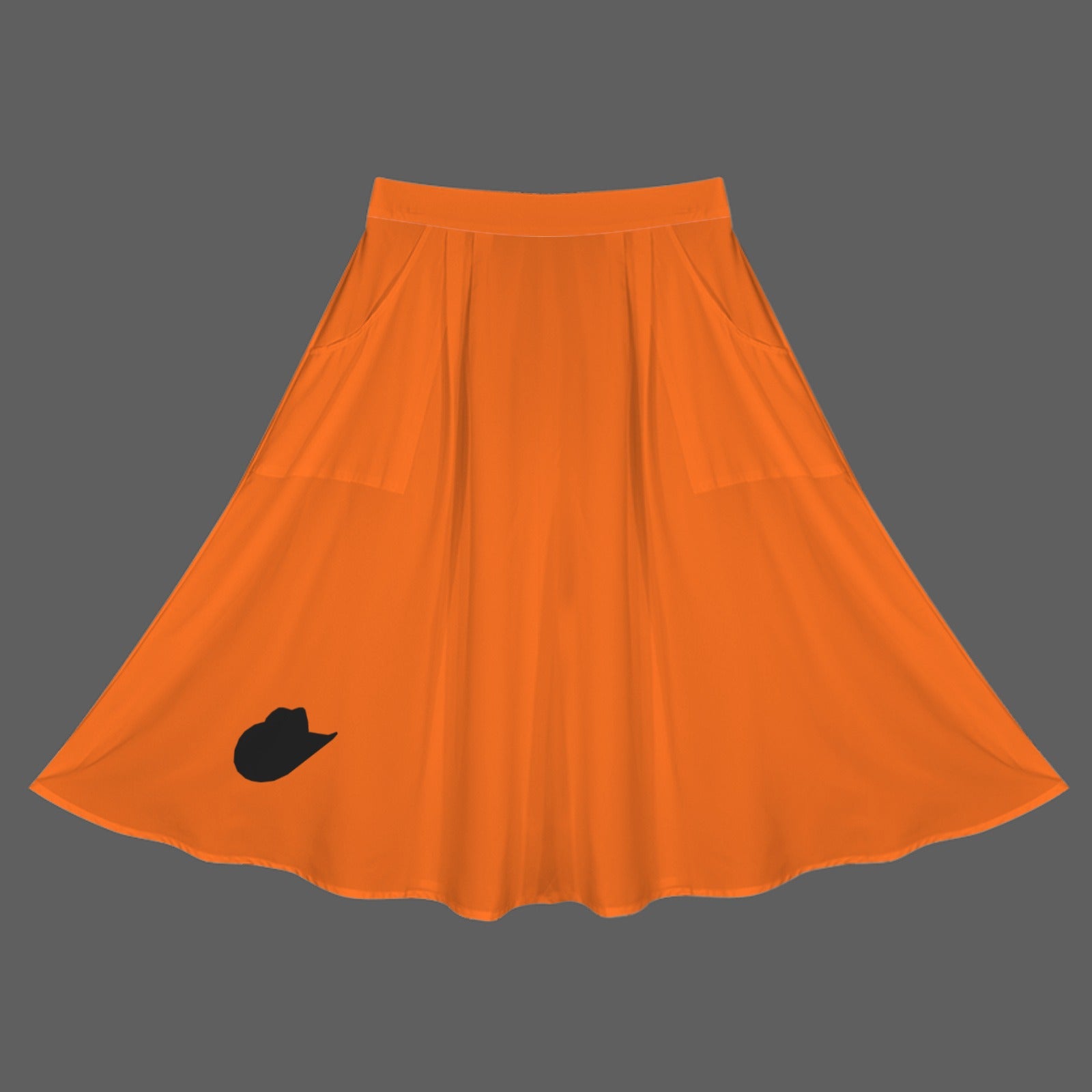 Cowgirl Maxi Skirt, Orange