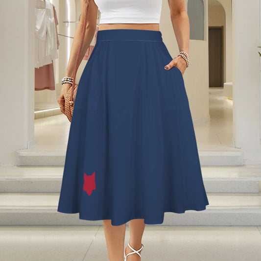 Wildcat Maxi Skirt, Blue