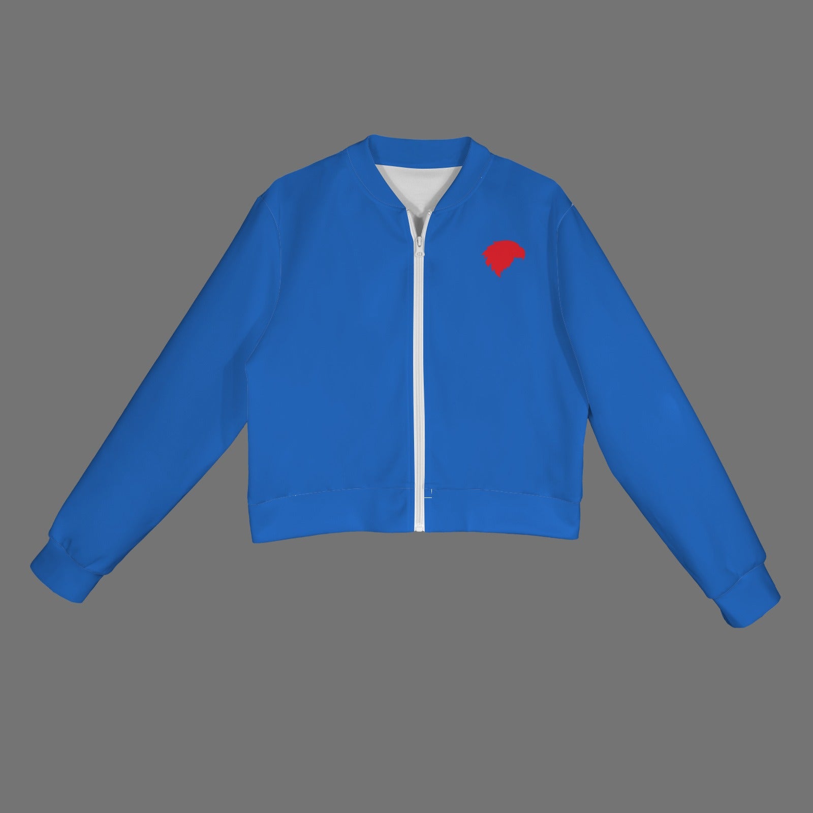 Blue Jayhawk Bomber Jacket