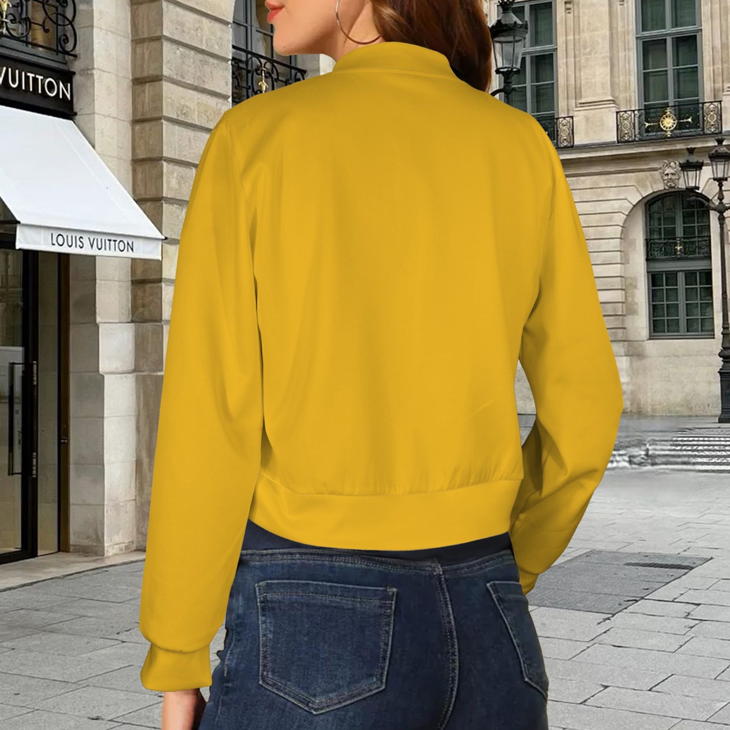 Gold WV Bomber Jacket