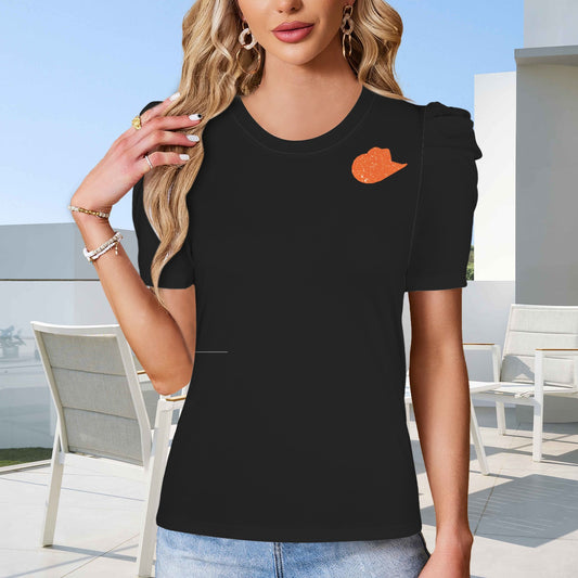 Glitter Cowgirl Top, Black