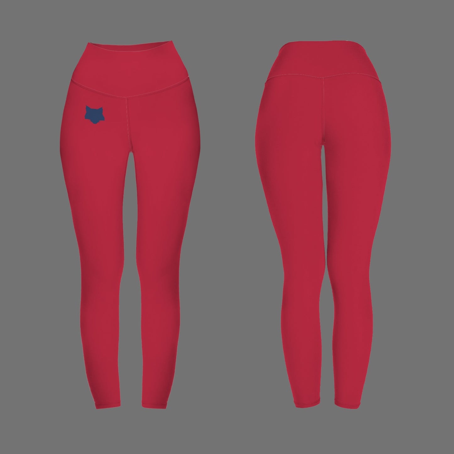 Red Wildcat Active Leggings