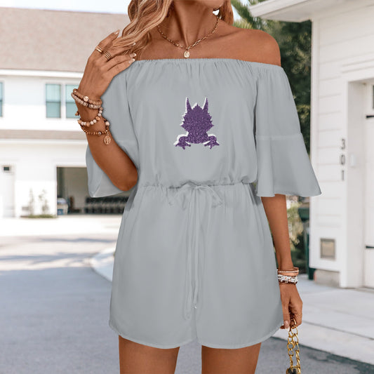 Horned Frog Glitter Romper