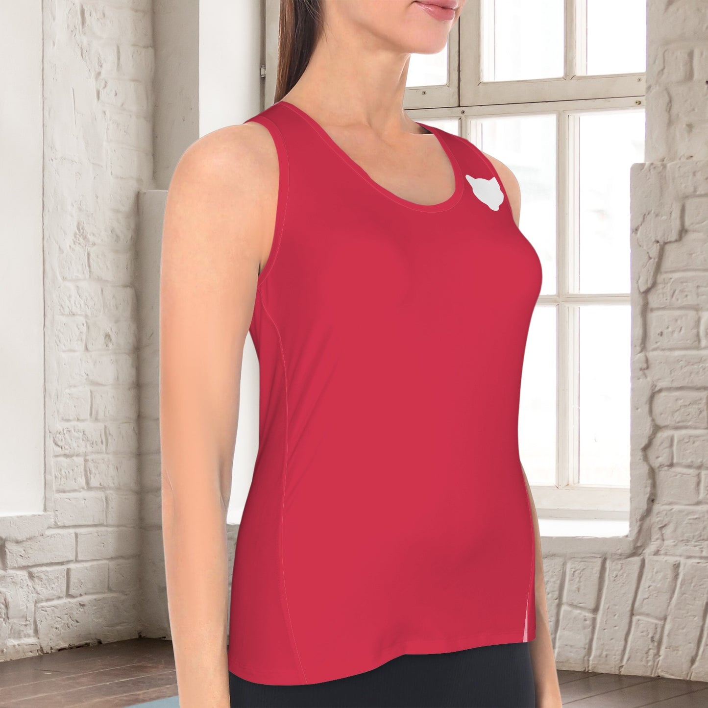Red Cougar Racerback Sports Top